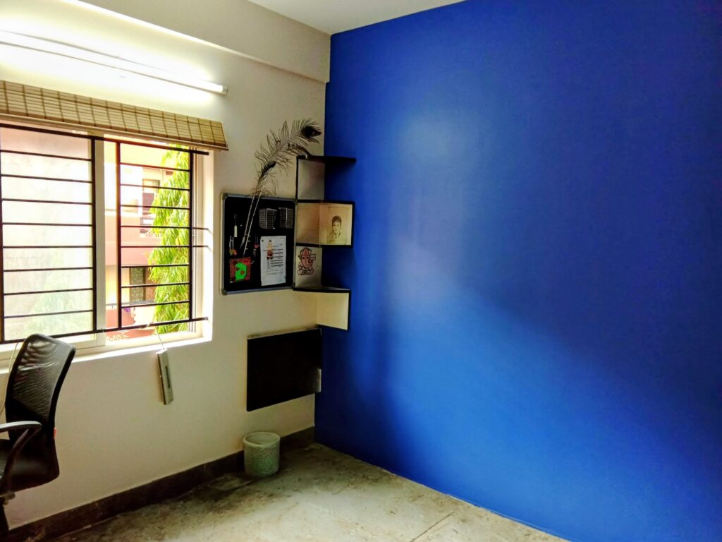 Professional interior painting services in Bangalore with smooth wall finish and modern color design in a residential home